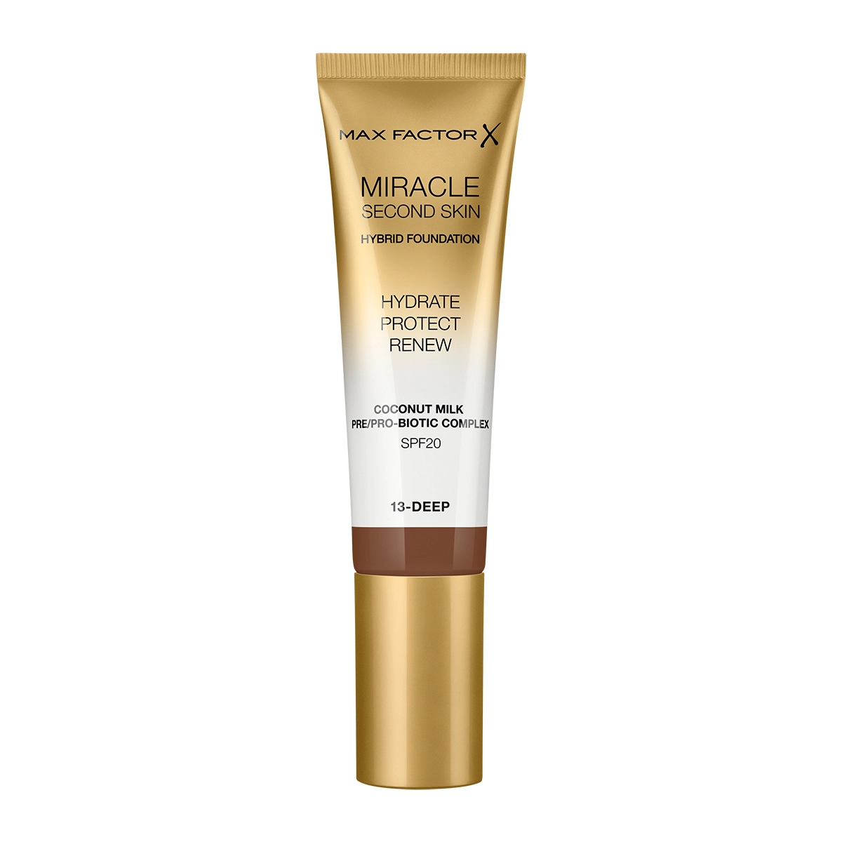 Max Factor Miracle Second Skin Hydrating Foundation 13-Deep