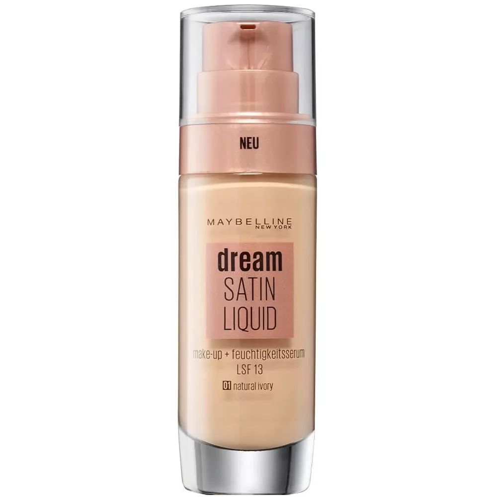 Maybelline Dream Satin Liquid Foundation 01 Natural Ivory