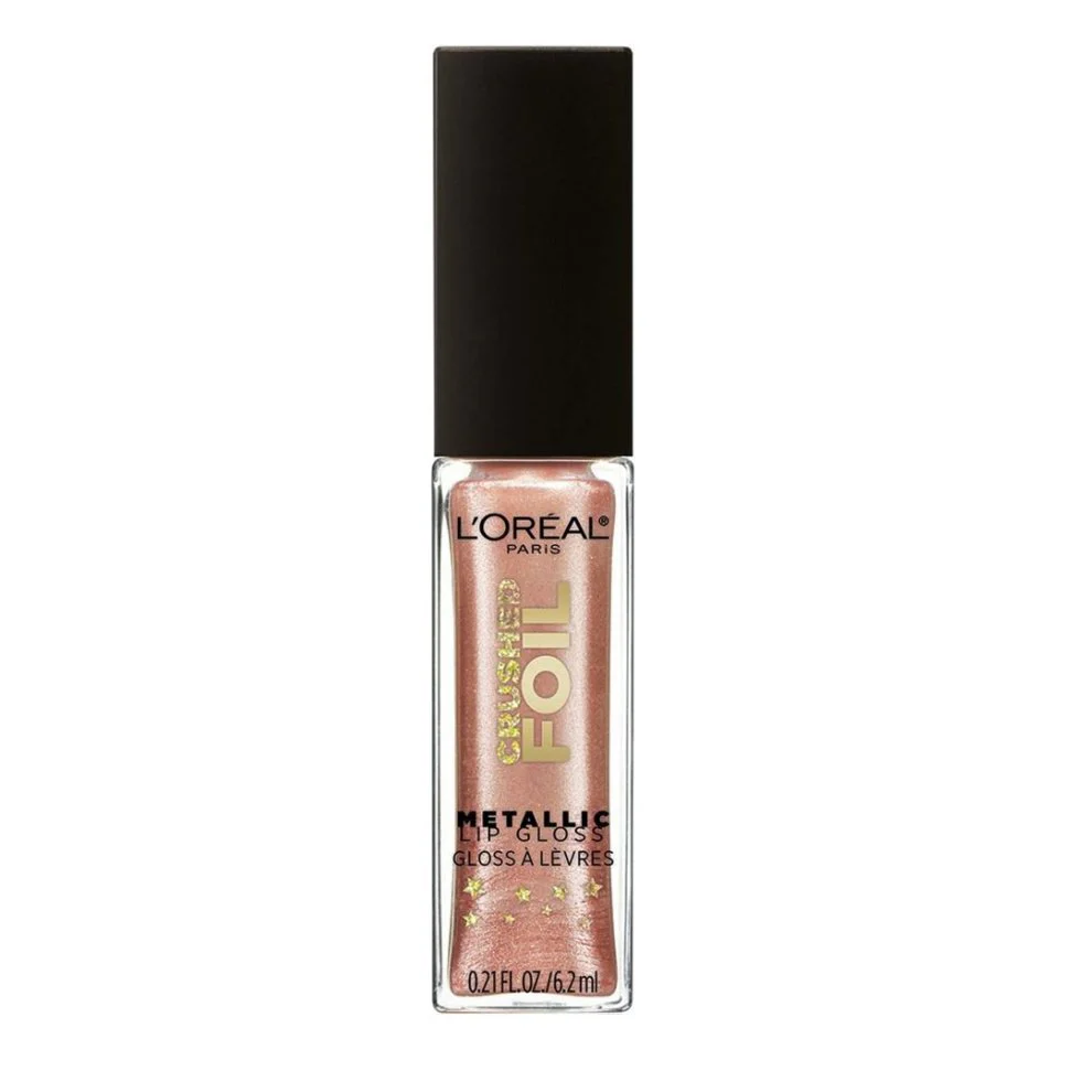 L'Oreal Paris Metallic Crushed Foil Lip Gloss 15 Luster