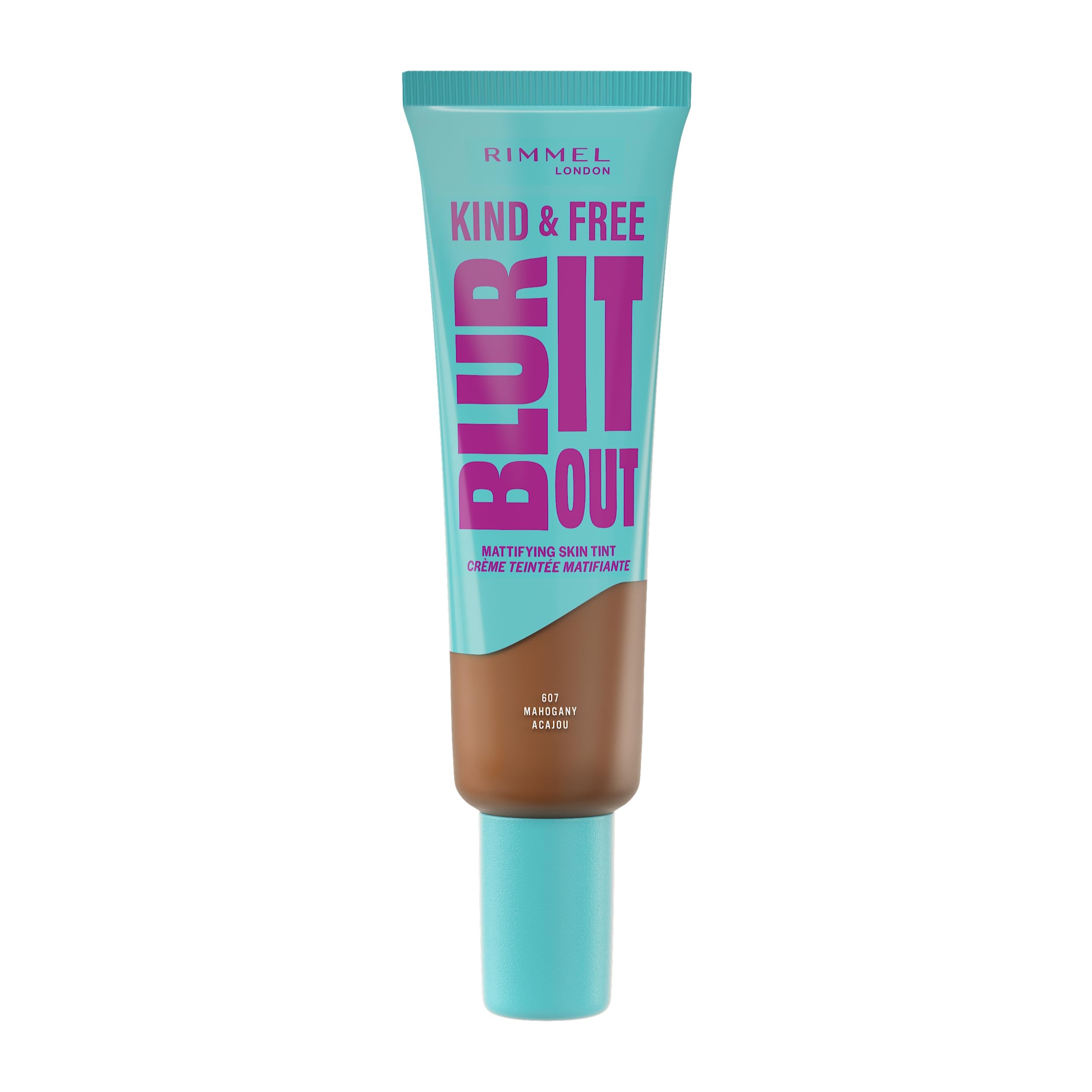 Rimmel London Kind & Free Glow It Up Foundation 607 Mahogany