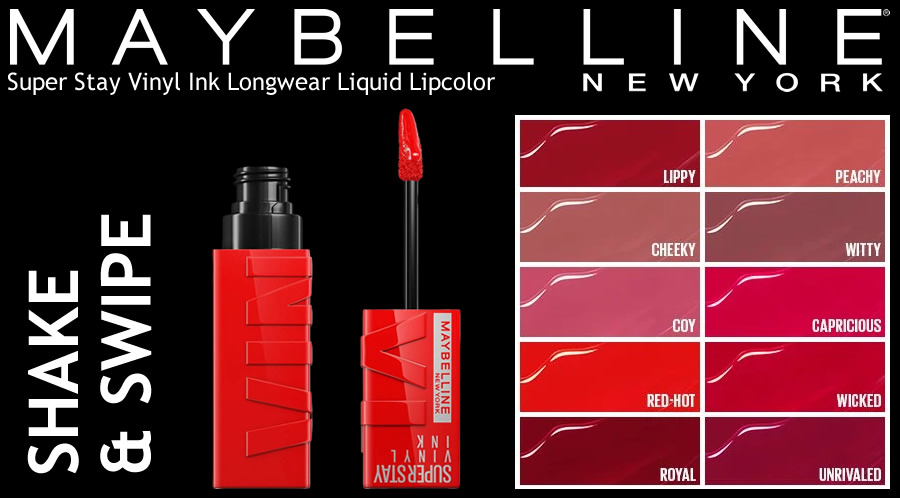Maybelline Superstay Vinyl Ink Liquid Lipstick