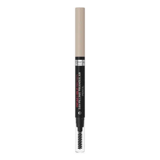 Loreal Infallible Brows 24h Filling Triangular Pencil 8.0 Light Cool Blonde - Image 1