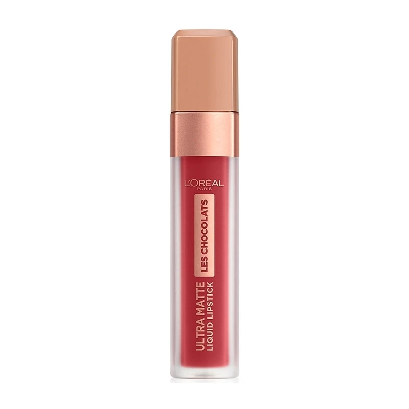 Loreal Les Chocolats Matte Liquid Lipstick 864 Tasty Ruby - Image 1
