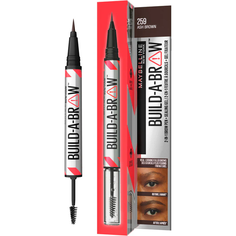 Maybelline Build-A-Brow Eyebrow Pen 259 Ash Brown - Image 1