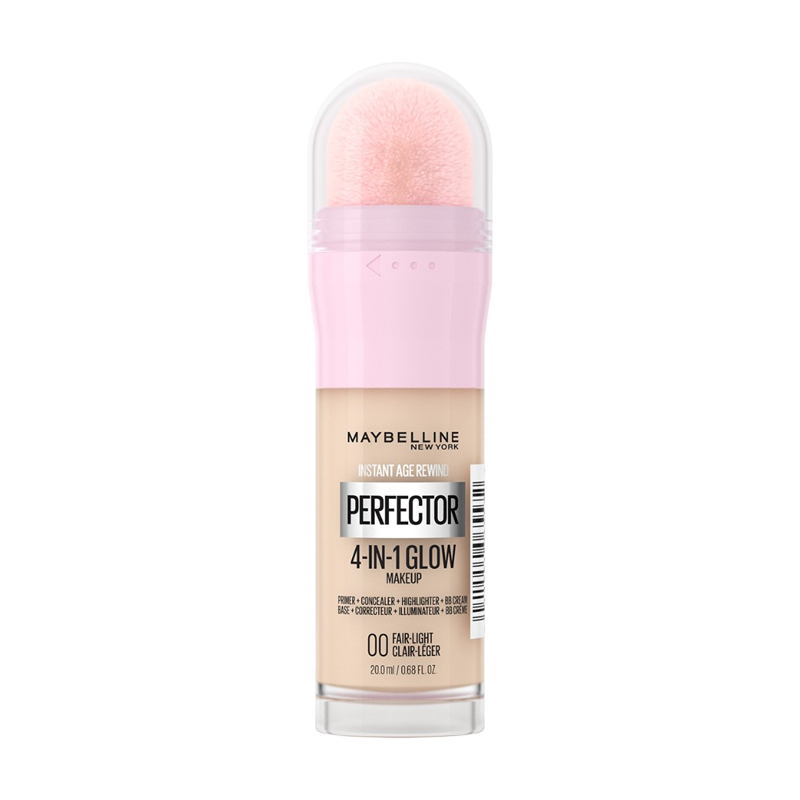 Maybelline Instant Anti Age Rewind Perfector 4 in 1 Glow Primer Concealer 00 Fair Light - Image 1