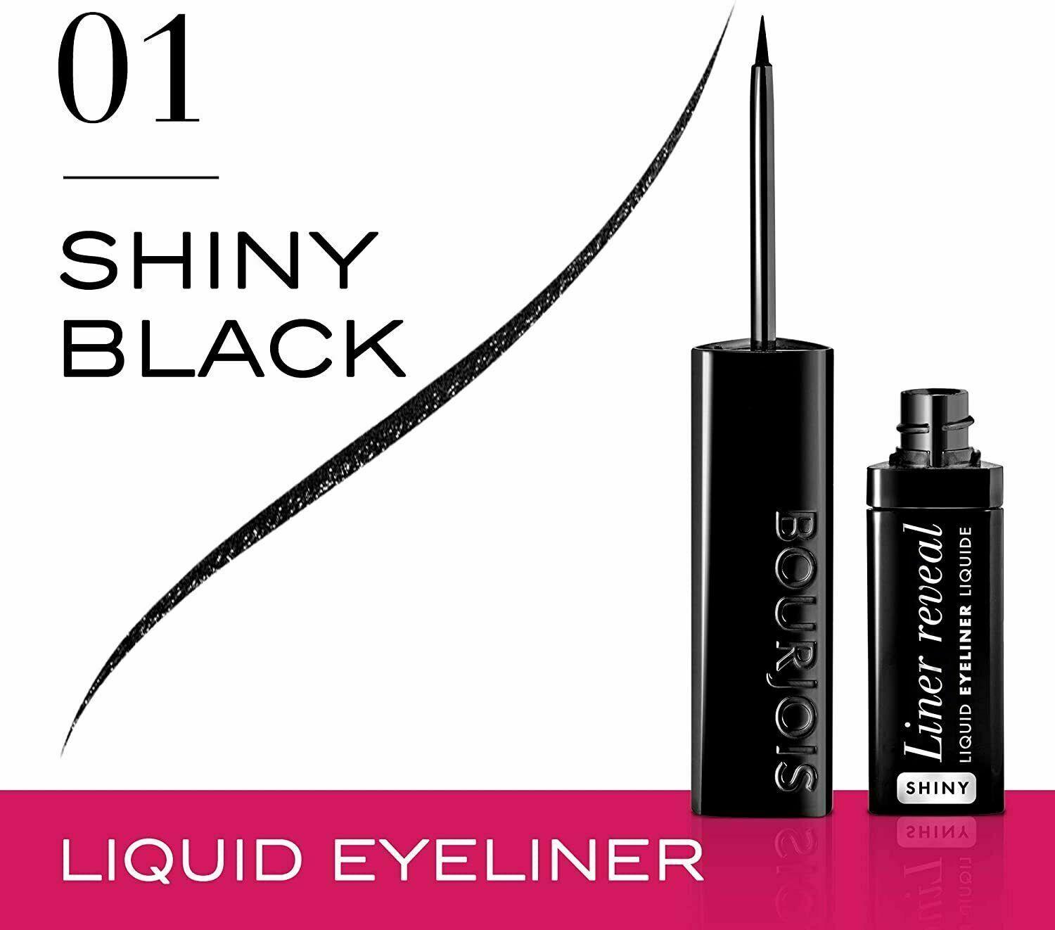 Bourjois Liner Reveal Liquid Eyeliner Let It Shine 01 Shiny Black - Image 1