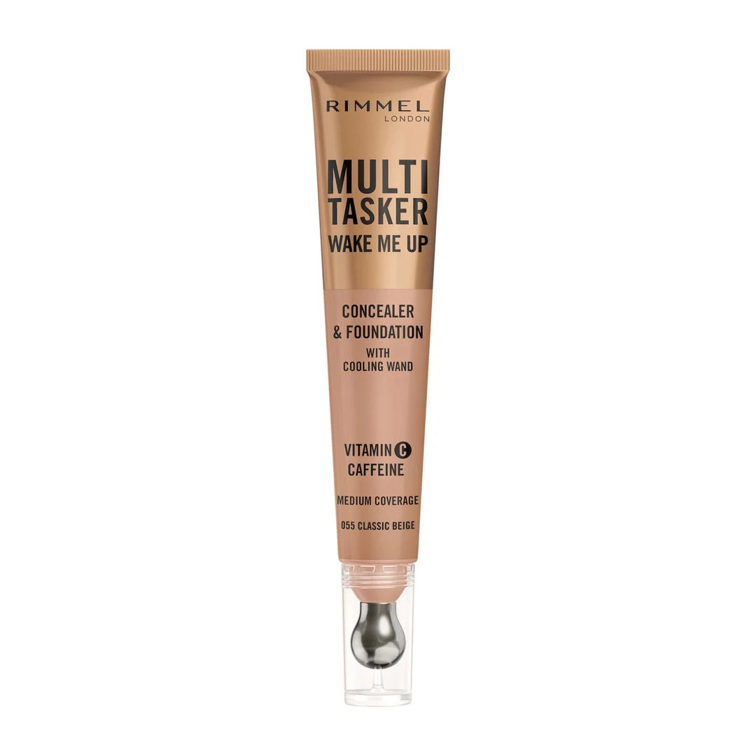 Rimmel Multi-Tasker Wake Me Up Concealer & Foundation 055 Classic Beige - Image 1